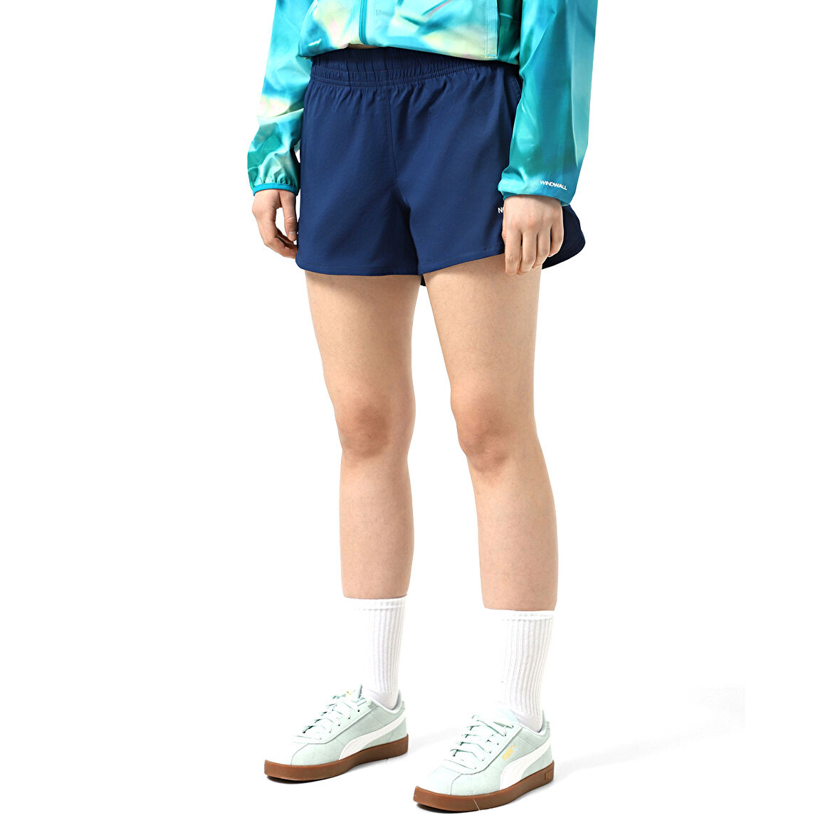 W Flex Woven Kadın Mavi Outdoor Şort NF0A8BPVD1R1