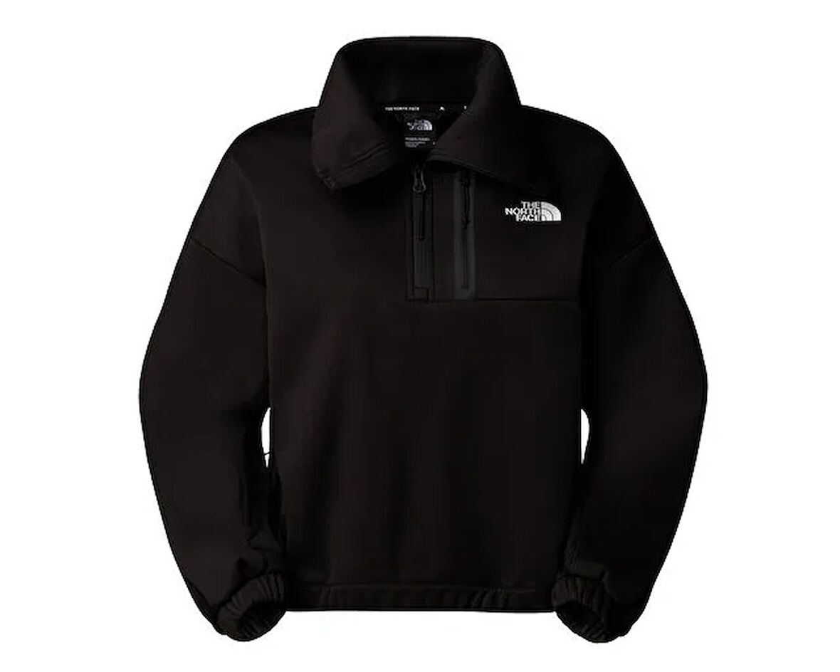 The North Face W Ma Fleece interest 1/4 Zip Kadın Outdoor Sweatshirts NF0A8BFPJK31 Siyah