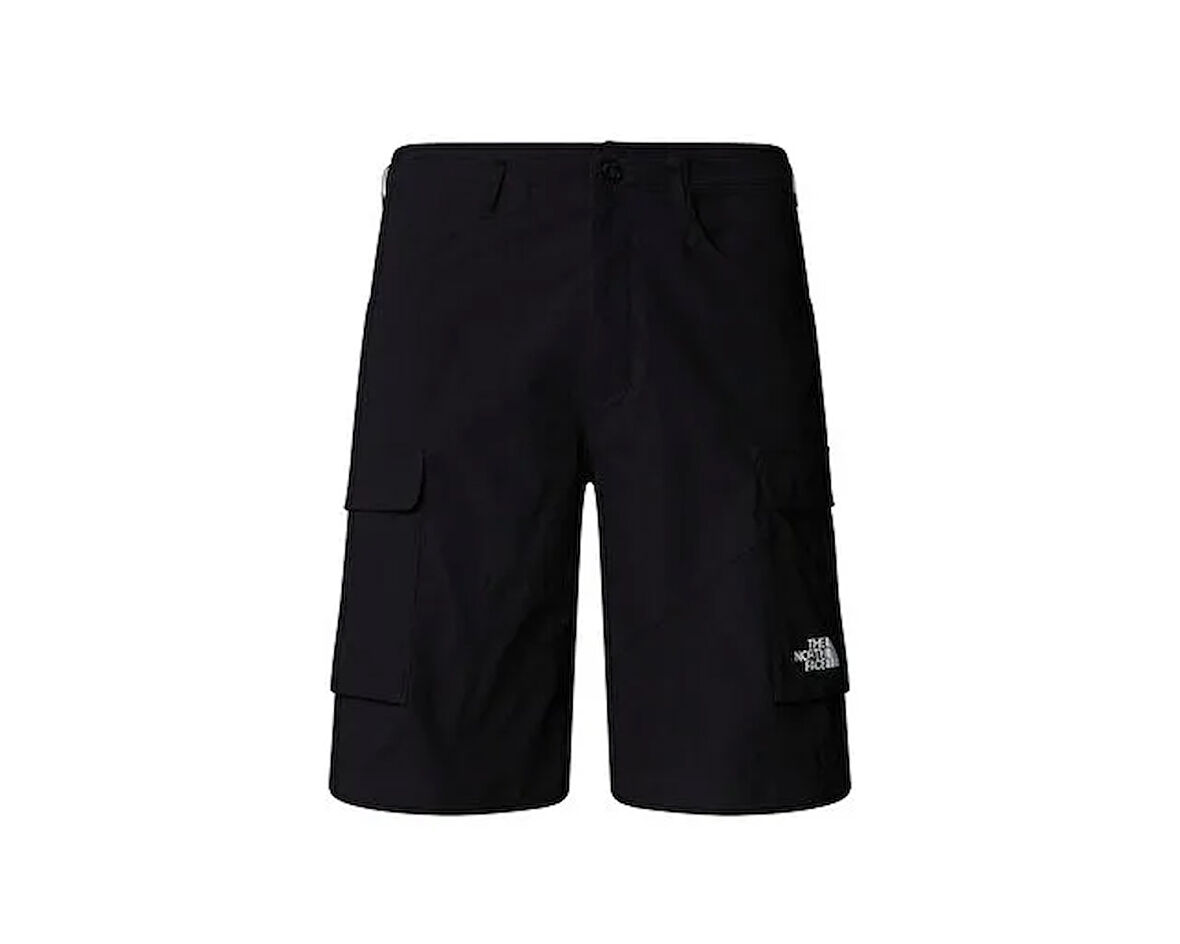 The North Face M Exploration Cargo Short Erkek Outdoor Şortu NF0A8BGGJK31 Siyah