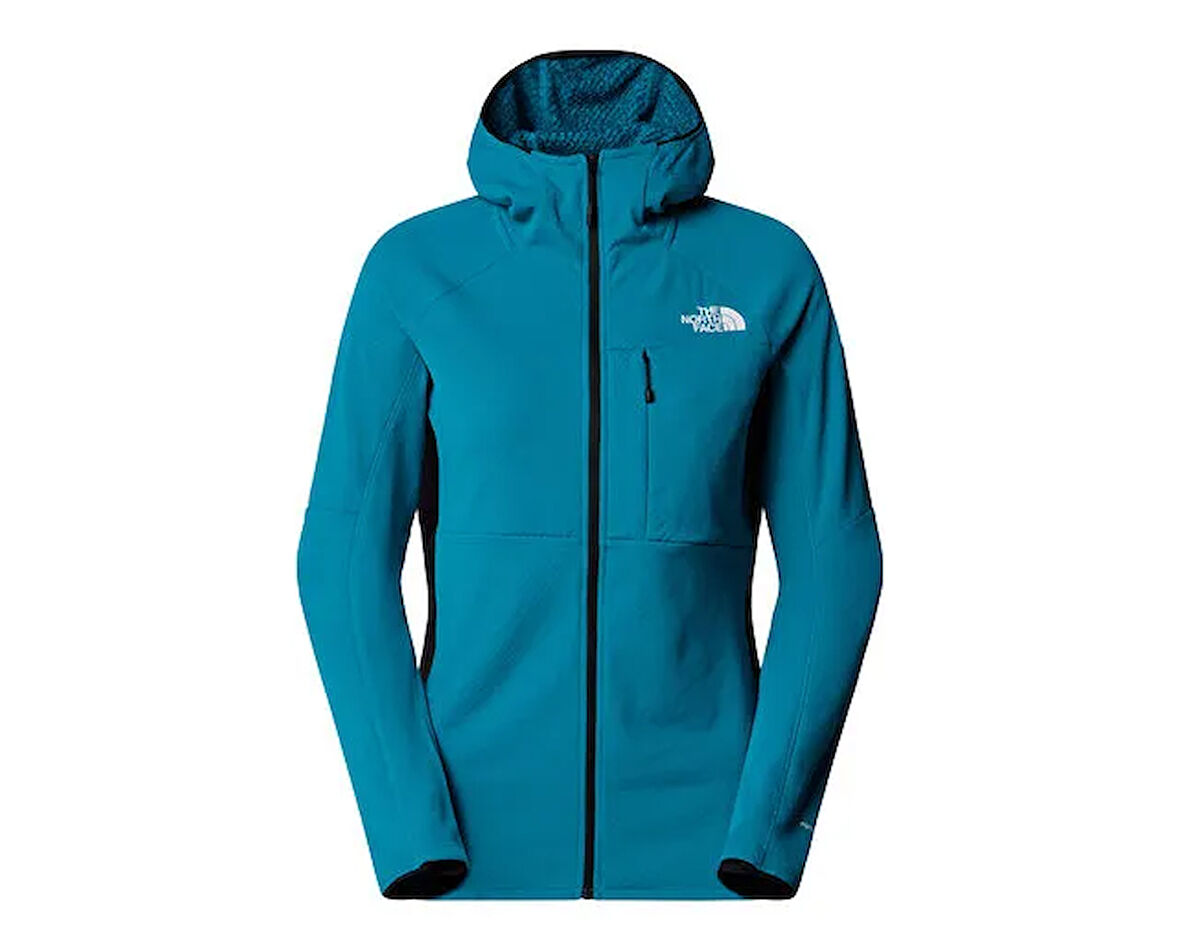 The North Face W Summit Futurefleece Fz Hoodie Kadın Outdoor Ceketi NF0A5J8T6GO1 Mavi