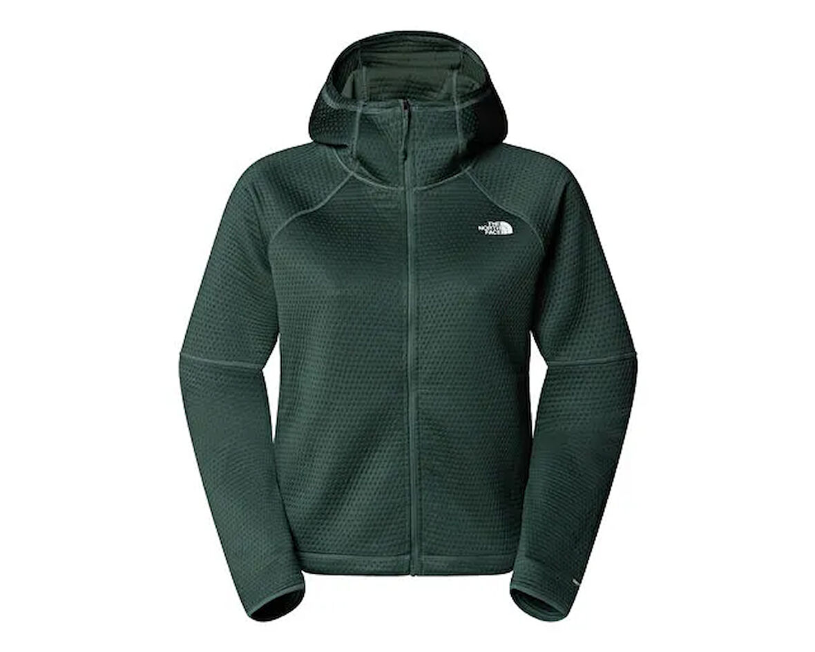 The North Face W Dotknit Thermal Fz Hoodie Kadın Günlük Ceket NF0A89VEHCH1 Yeşil