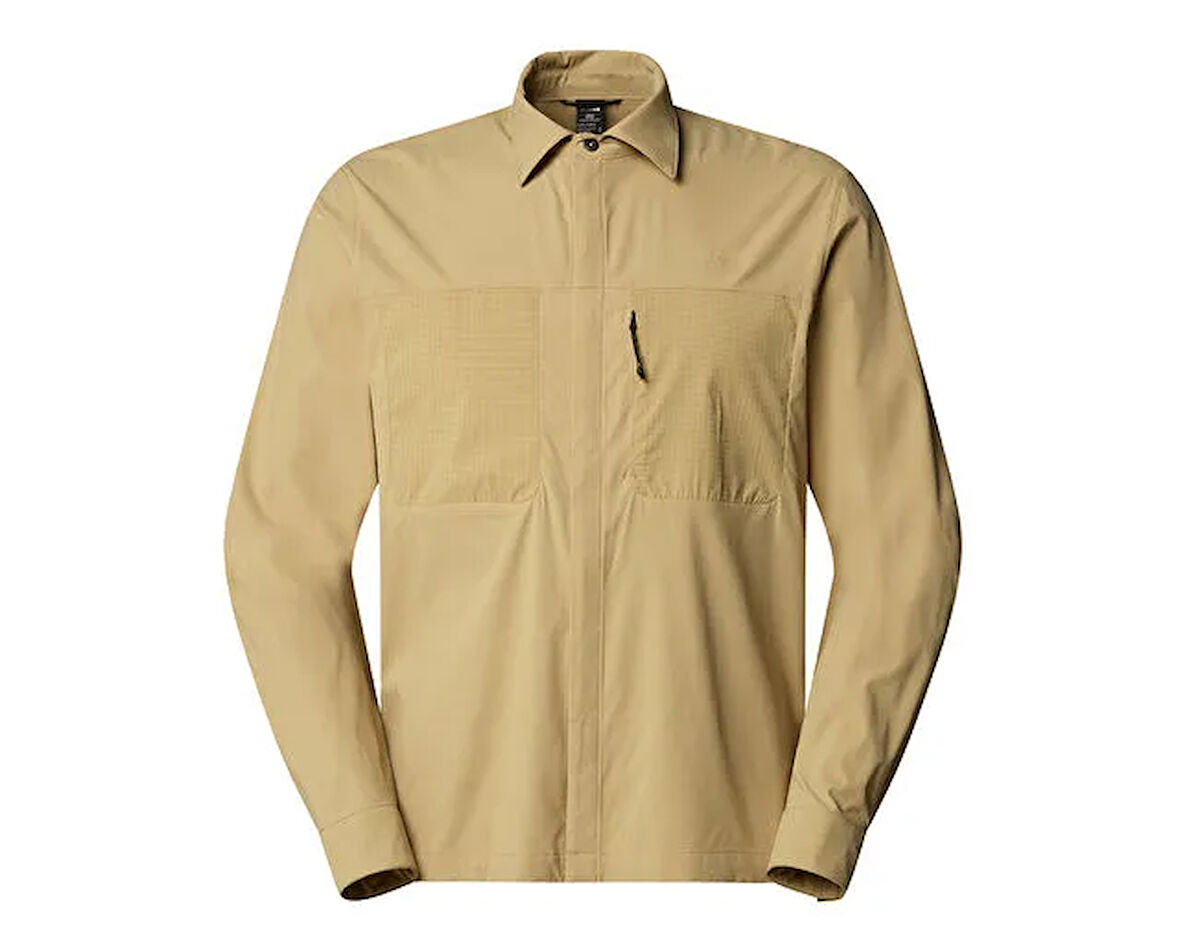 The North Face M L/S Lightrange Shirt Erkek Outdoor Ceketi NF0A8B53LK51 Haki