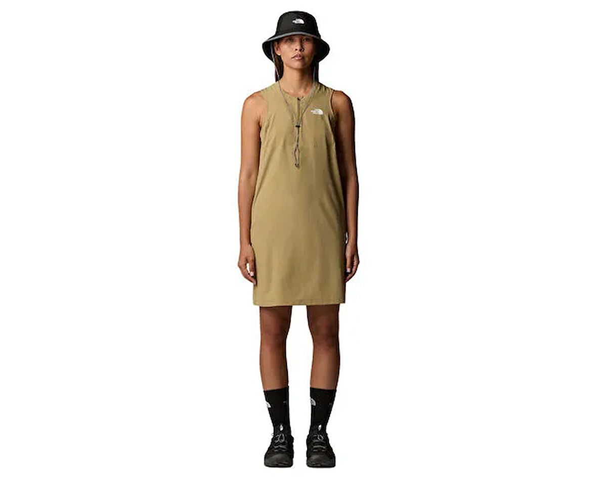 The North Face W Packable Dress Kadın Günlük Elbise NF0A883XAQV1 Bej