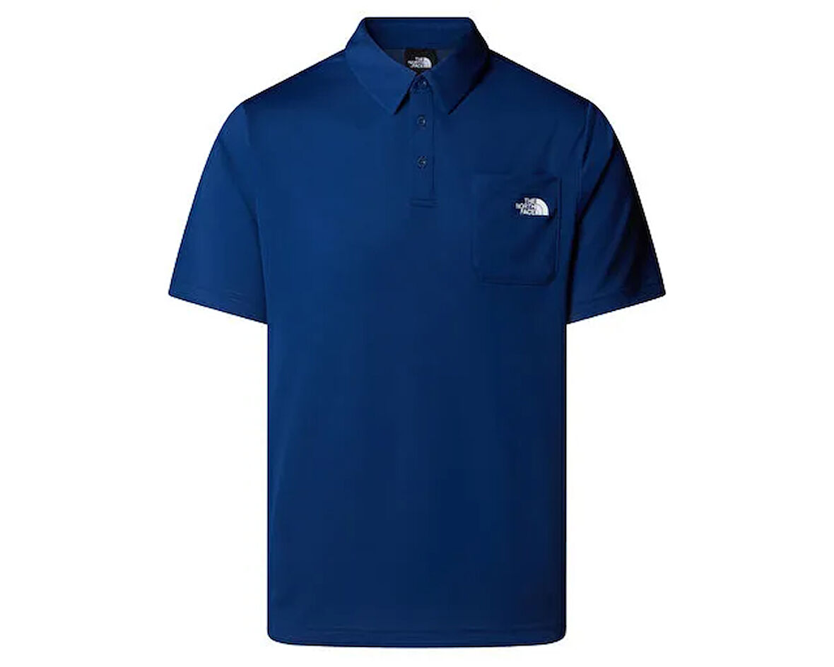 The North Face M New Tanken Polo Erkek Günlük Polo Tişört NF0A8CRUD1R1 Mavi