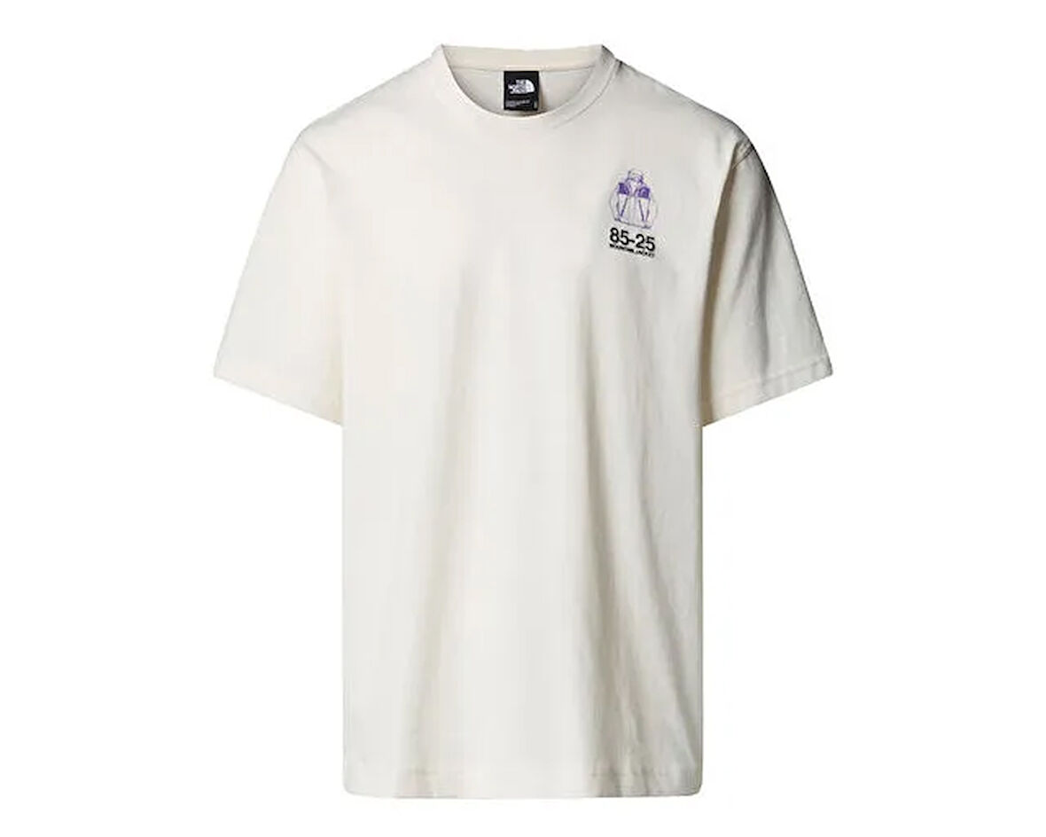 The North Face U S/S Mnt Jacket Anniversary  Relaxed Te Unisex Günlük Tişört NF0A8DN5QLI1 Beyaz