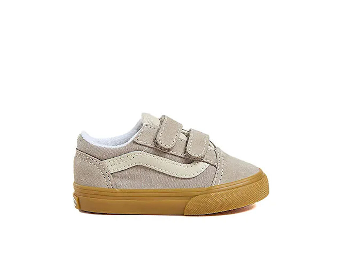 Vans Old Skool V Bebek Günlük Ayakkabı VN000CPZ0CS1 Gri