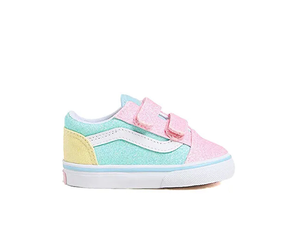 Vans OLD SKOOL V Bebek Günlük Ayakkabı VN000CS6ZQP1 Çok Renkli