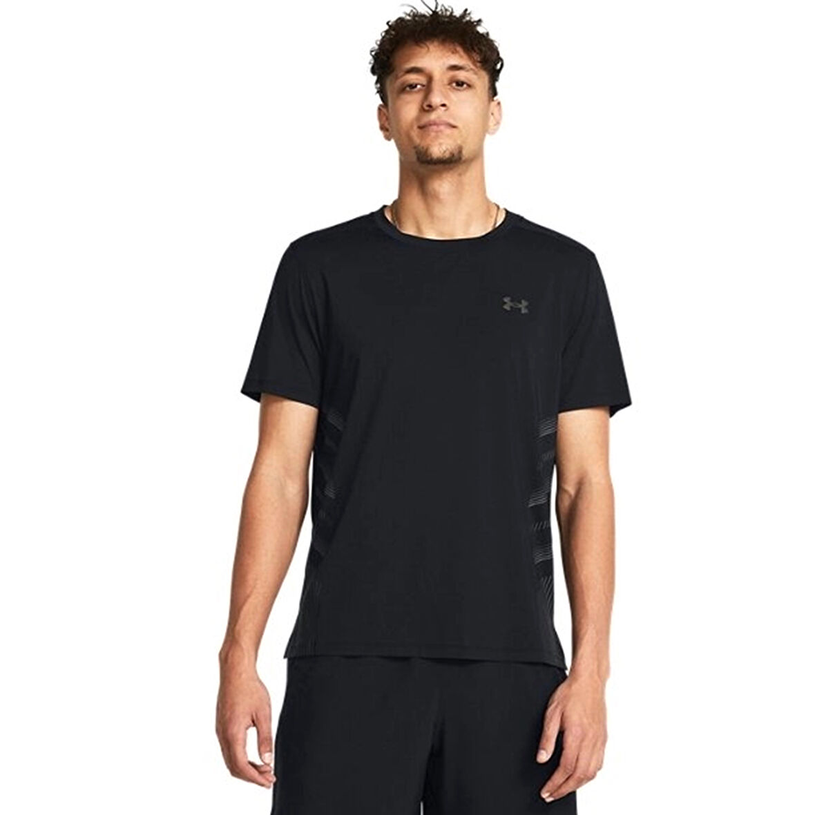 Launch Elite Erkek Siyah Koşu T-Shirt 1376518-004
