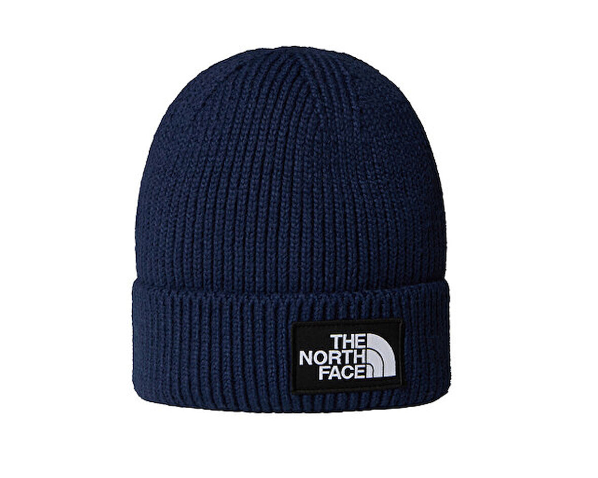 The North Face Tnf Logo Box Cuffed Beanie Bere NF0A8CHE8K21 Lacivert