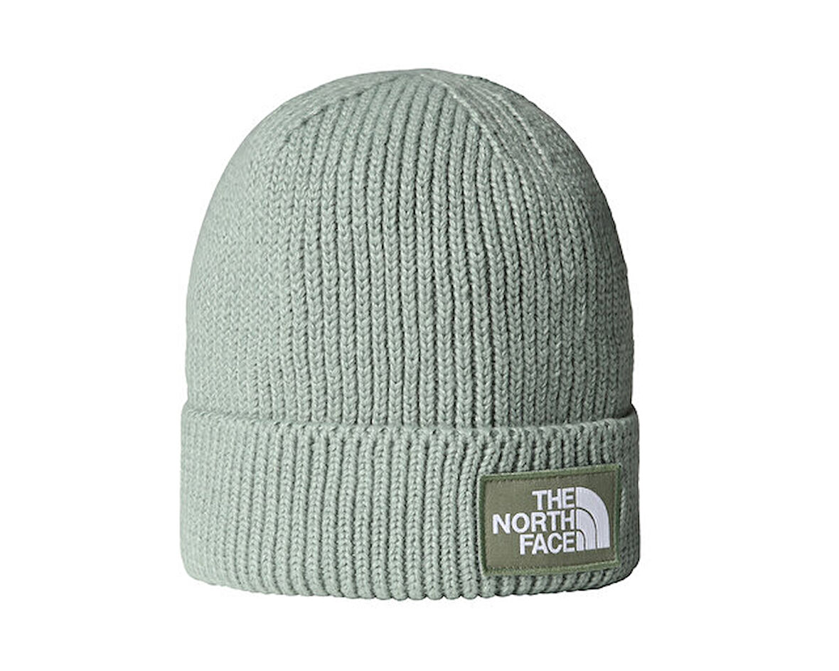The North Face Tnf Logo Box Cuffed Beanie Bere NF0A8CHED5M1 Yeşil