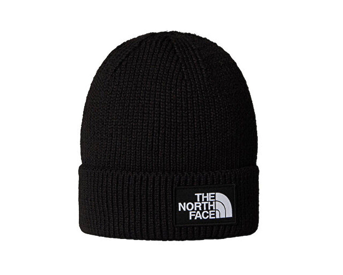The North Face Tnf Logo Box Cuffed Beanie Bere NF0A8CHEJK31 Siyah