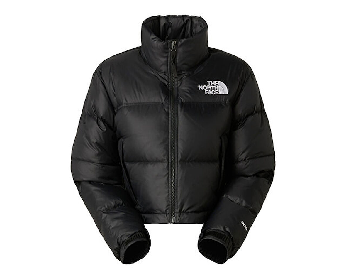 The North Face W Nuptse Short Jacket Kadın Outdoor Montu (700 Dolgu Kaz Tüyü) NF0A5GGEGOG1 Siyah