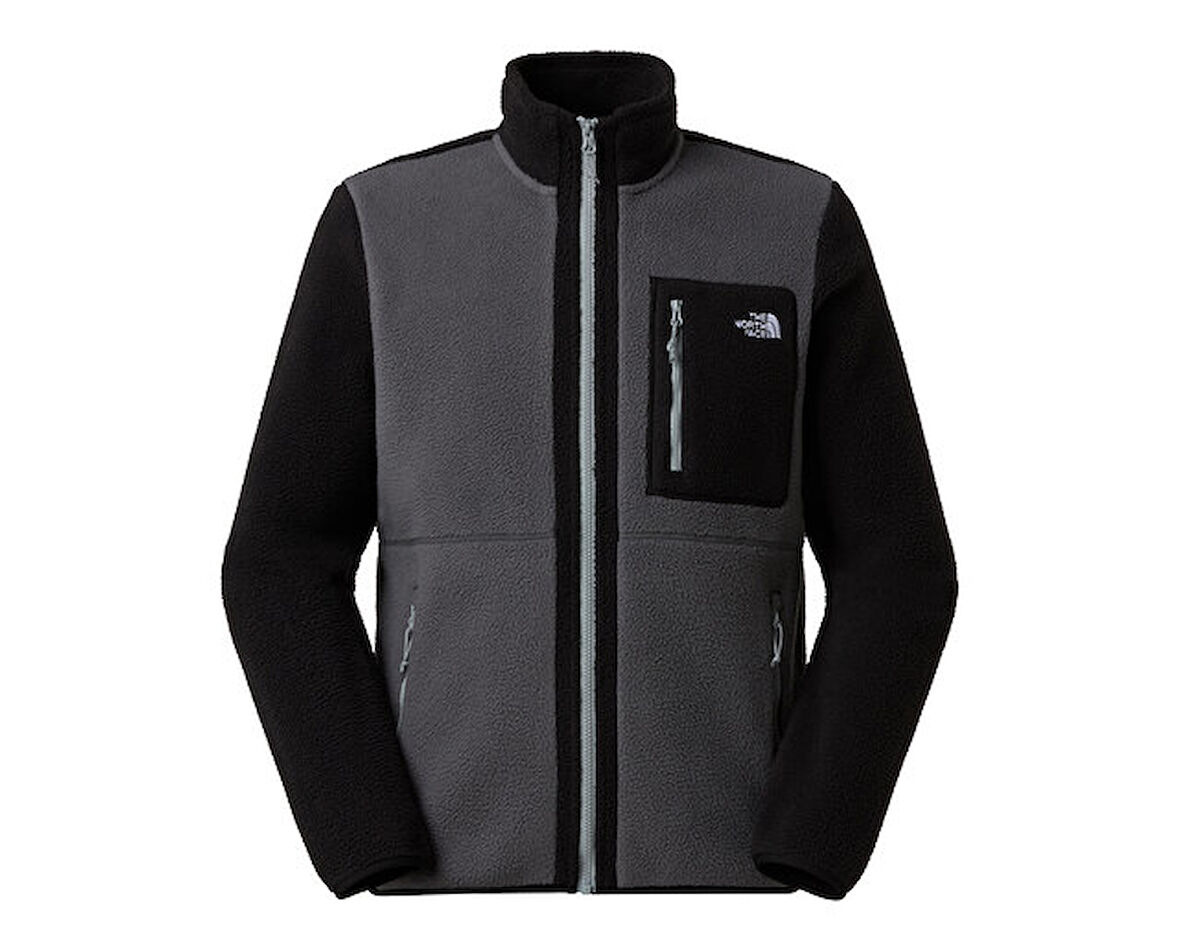 The North Face M Yumiori Full Zip Erkek Outdoor Polar Ceket NF0A883RWVO1 Gri