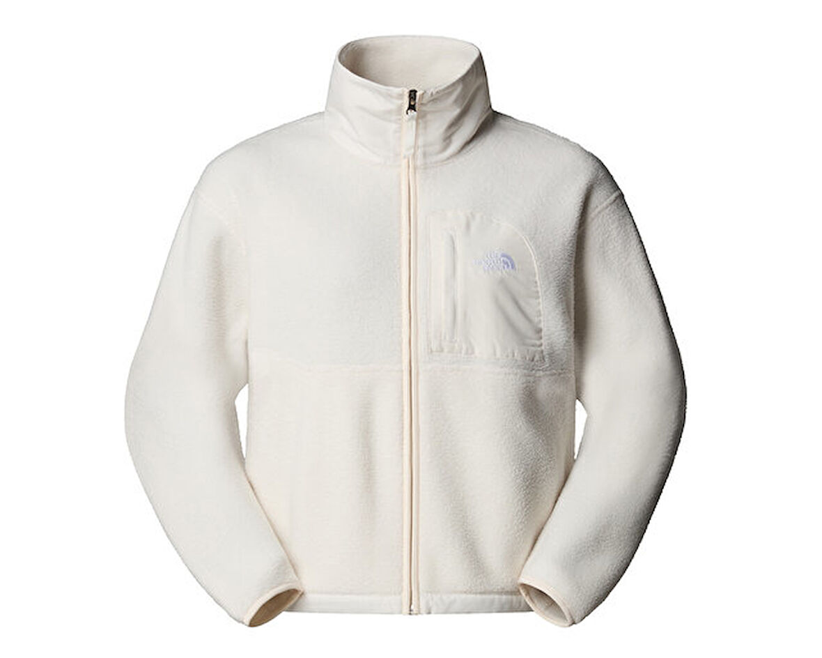 The North Face W Yumiori Off Peak Full Zip Jacket Erkek Outdoor Polar Ceket NF0A8EUZQLI1 Beyaz