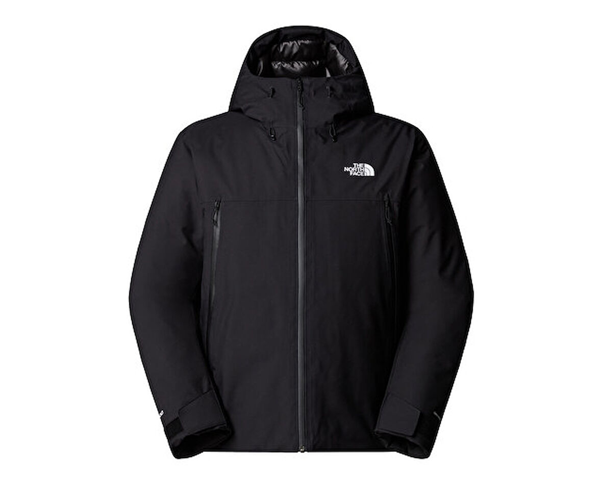 The North Face M Mtn Range Down Hooded Jacket Erkek Outdoor Montu (600 Dolgu Kaz Tüyü) NF0A88WDKX71 Siyah