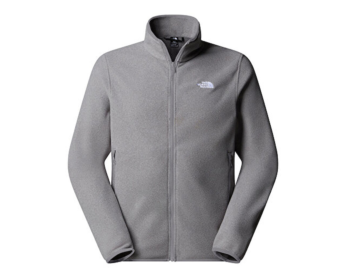 The North Face M Glacier Fleece Jacket Erkek Outdoor Polar Ceket NF0A8D0RCQI1 Gri