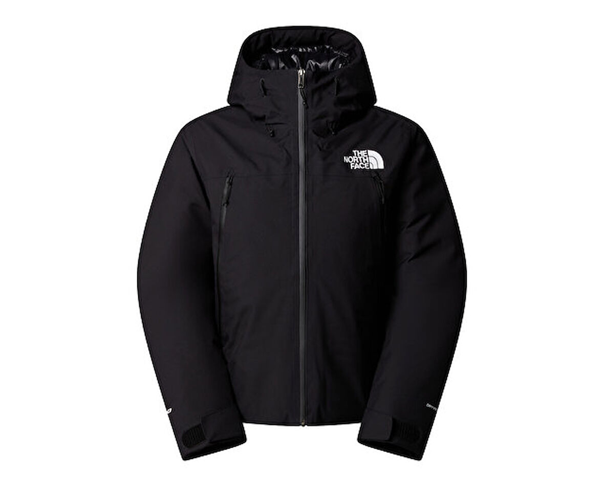 The North Face W Tnf Range Down Hooded Jacket Erkek Outdoor Montu NF0A8DQTJK31 Siyah
