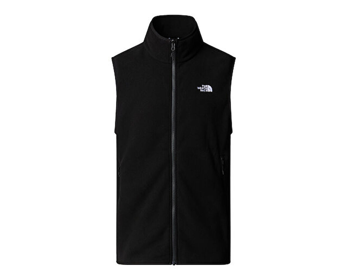 The North Face M Glacier Fleece Vest Erkek Outdoor Polar Yelek NF0A8DQNJK31 Siyah