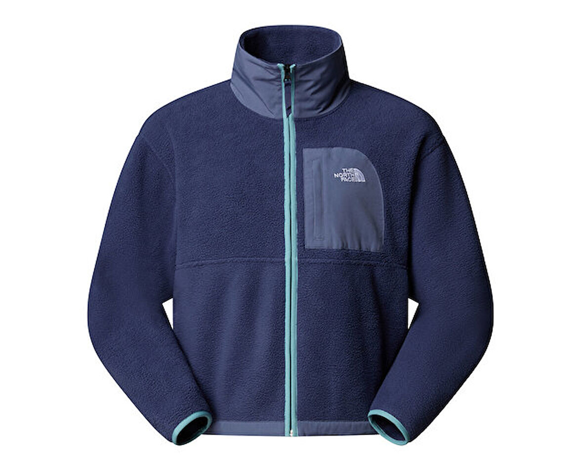 The North Face W Yumiori Off Peak Full Zip Jacket Erkek Outdoor Polar Ceket NF0A8EUZE1I1 Mavi