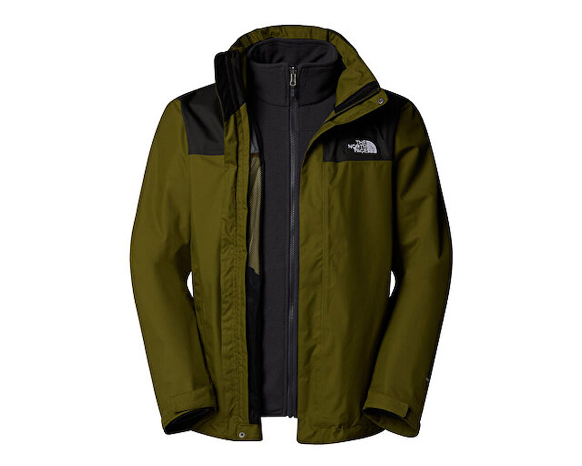 The North Face M Evolve II Triclimate Jacket - Eu Erkek Outdoor Montu NF00CG55WOG1 Yeşil