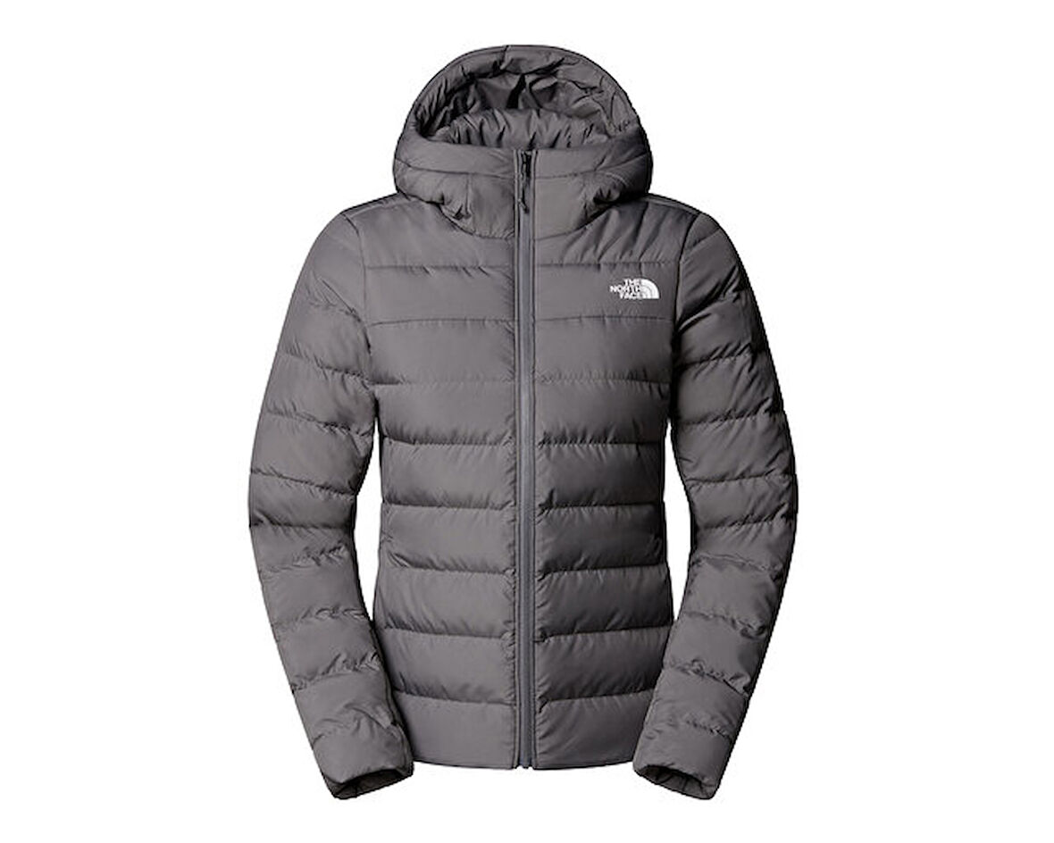 The North Face W Aconcagua 3 Hoodie Kadın Outdoor Montu (600 Dolgu Kaz Tüyü) NF0A84IV0UZ1 Gri