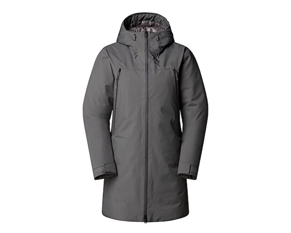 The North Face W Mtn Range Down Parka Kadın Outdoor Parka NF0A89VN0UZ1 Gri