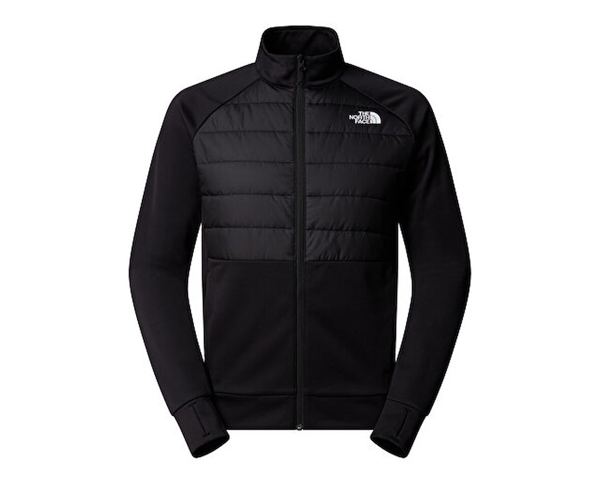 The North Face M Reaxion 2.0 Fleece Hybrid Full Zip Jkt Erkek Outdoor Polar Ceket NF0A8DVXKS71 Siyah