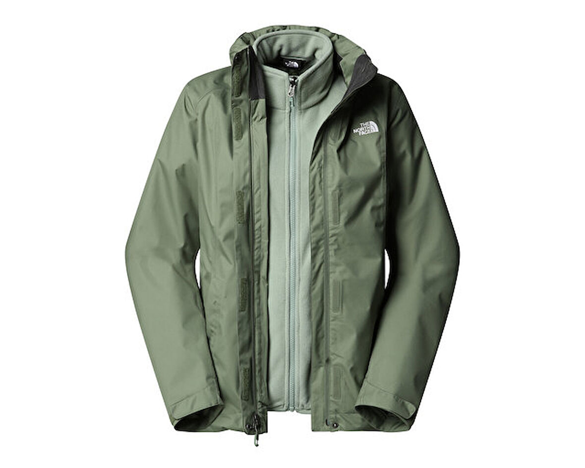 The North Face W Evolve II Triclimate Jacket - Eu Kadın Outdoor Montu NF0A8E02D0I1 Yeşil