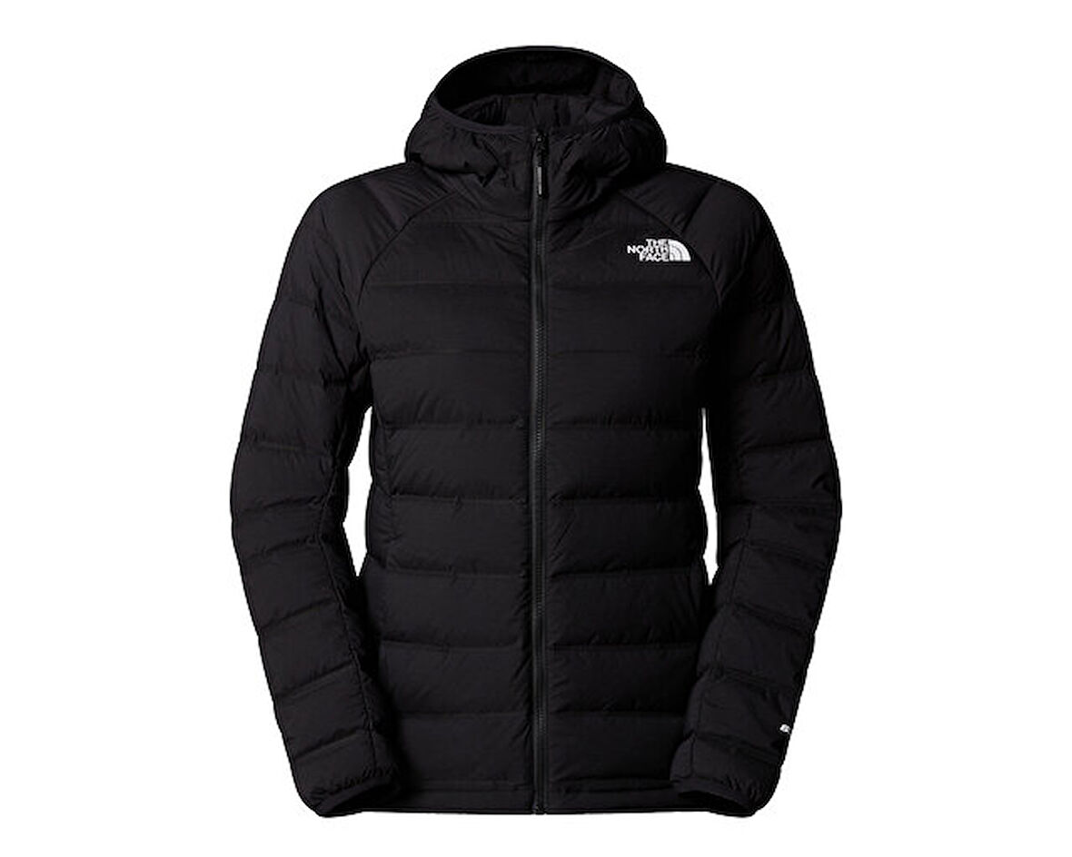 The North Face W Abseil Stretch Down Hoodie Kadın Outdoor Montu (600 Dolgu Kaz Tüyü) NF0A8E39JK31 Siyah