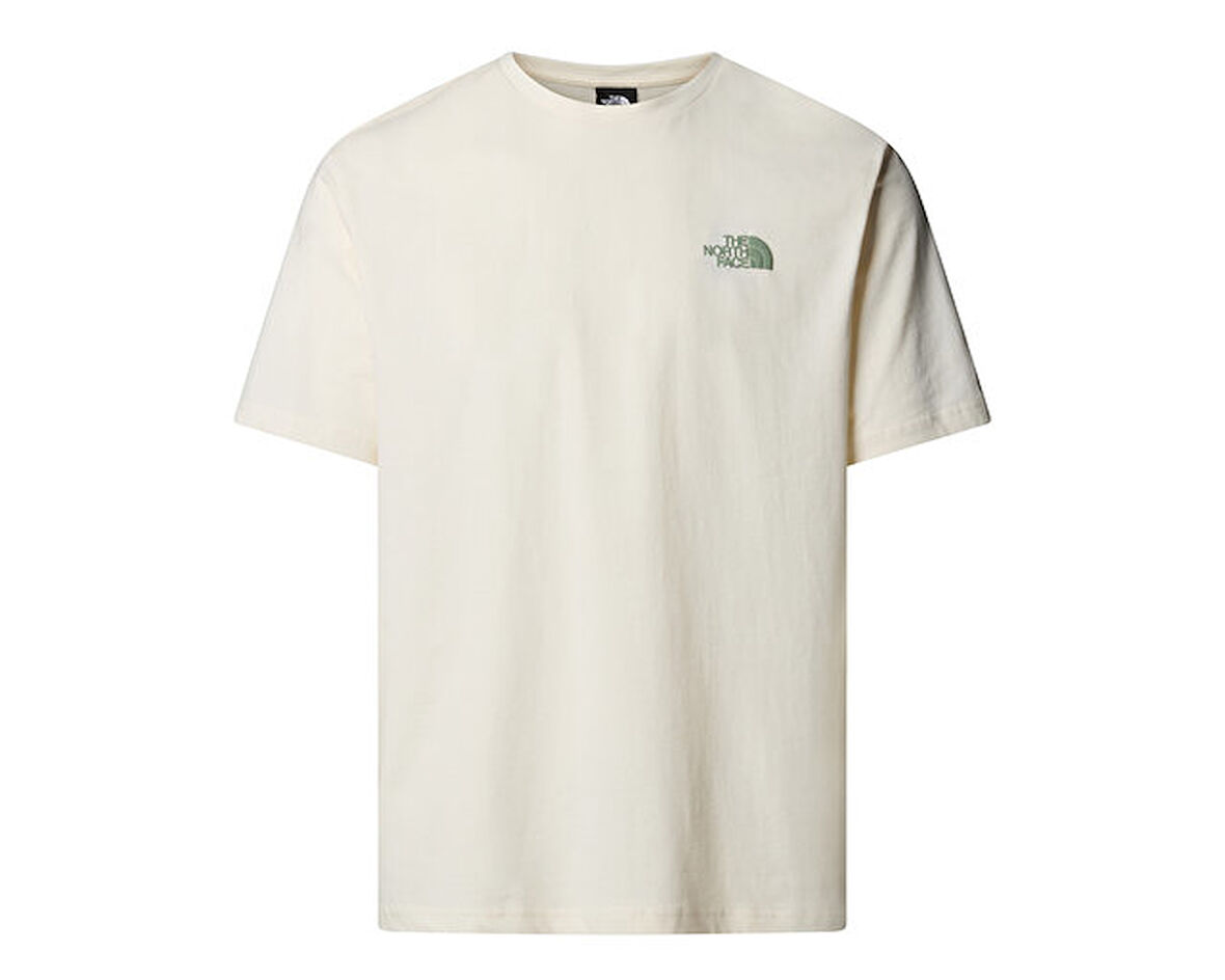 The North Face U Nse Slopes Relaxed S/S Tee-Graphic Unisex Outdoor Tişörtü NF0A8E4EQLI1 Beyaz