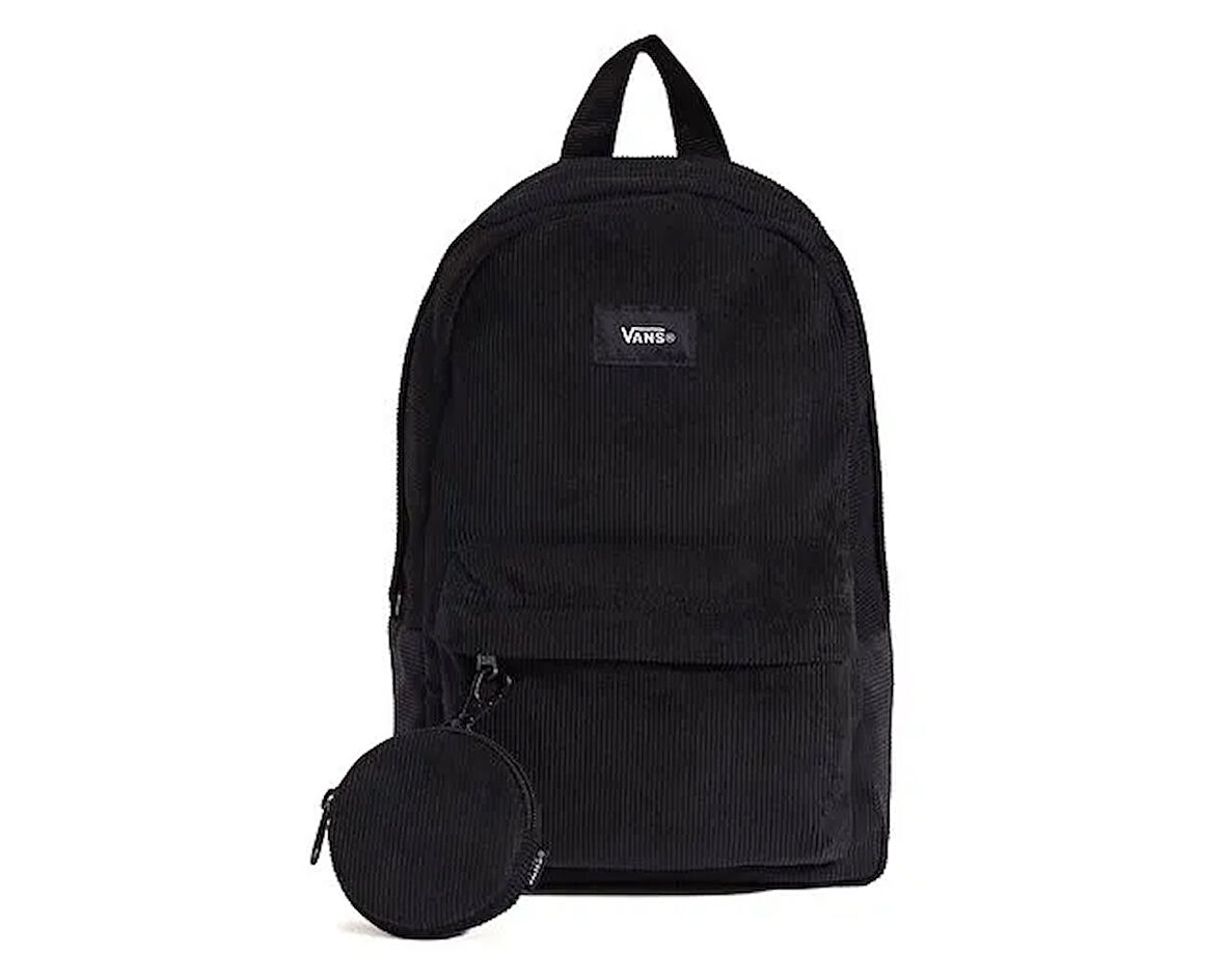 Vans Old Skool Mini Backpack Sırt Çantası-En: 21 cm, Boy: 32 cm, Derinlik: 13 cm VN000Q9ABLK1 Siyah