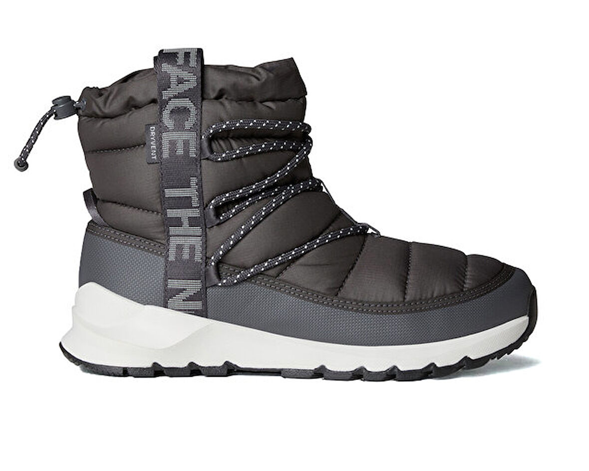 The North Face W Thermoball Lace Up Wp Kadın Kar Botu NF0A5LWDCIH1 Gri