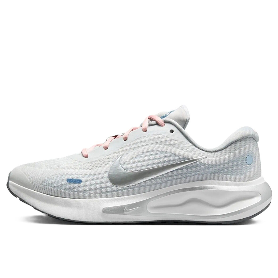 Nike Journey Run Womens Walking Running Shoes Gray Reflektörlü Kadın Yürüyüş Koşu Ayakkabısı Gri