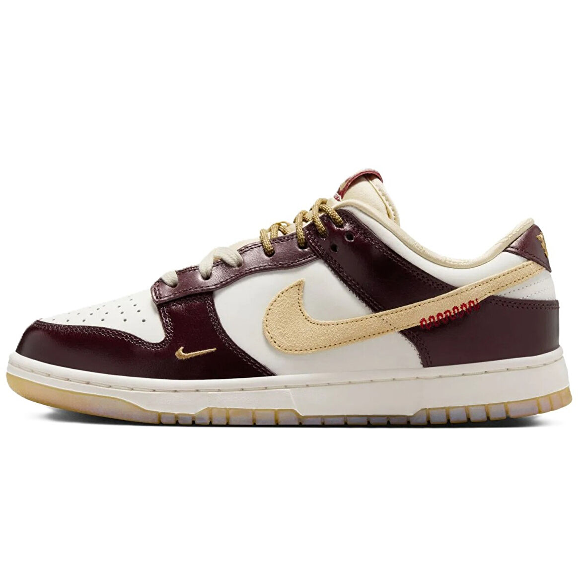 Nike Dunk Low LX 'Year Of The Snake'Leather Unisex Sneaker Hakiki Deri Unisex Günlük Spor Ayakkabı Krem