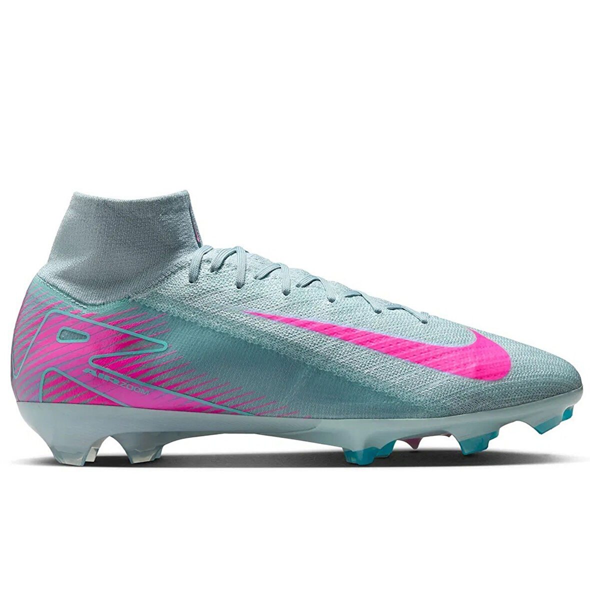 Nike Zoom Superfly 10 Elite FG Çoraplı Erkek Profesyonel Krampon Yeşil