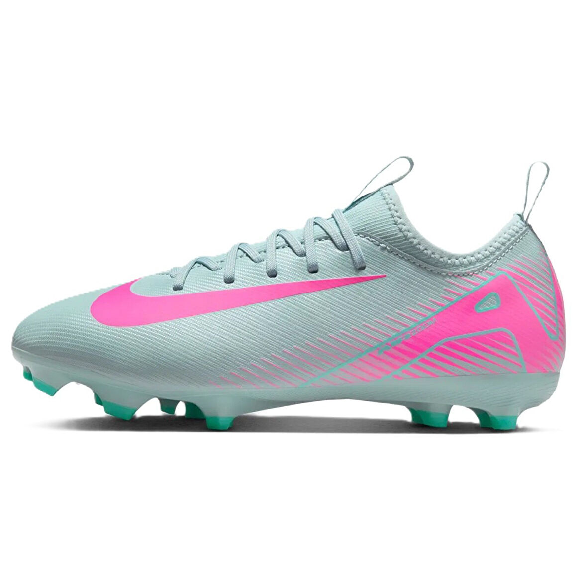 Nike Zoom Mercurial Vapor 16 Academy FG/MG Junior Football Shoes Çocuk Futbol Ayakkabısı Yeşil Pembe