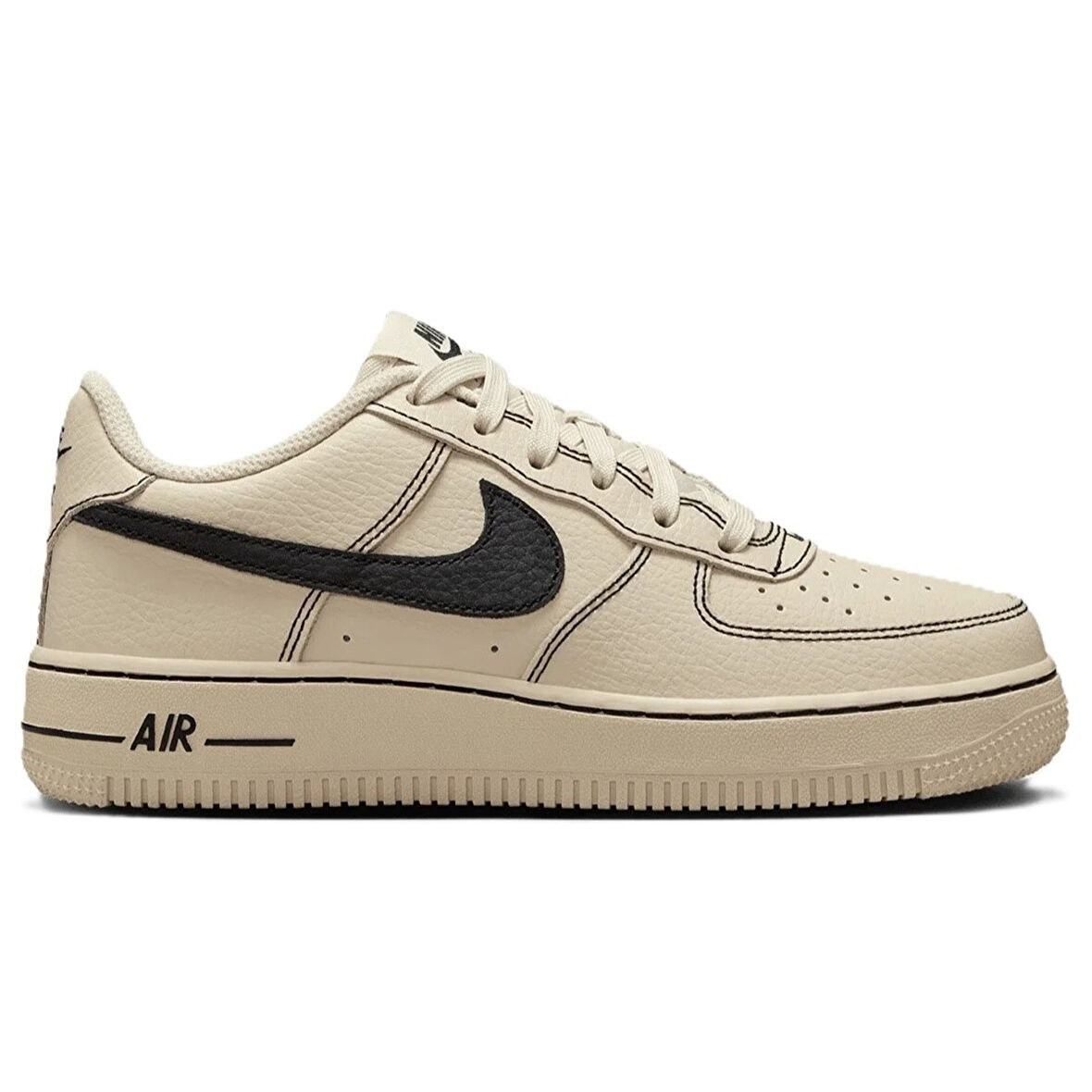 Nike Air Force 1 LV8 4 (AF1) Unisex Leather Sneaker Hakiki Deri Günlük Spor Ayakkabı Bej