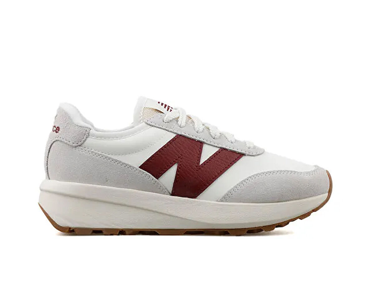 New Balance 370 Beyaz Modeli Koleksiyonu Unisex Günlük Ayakkabı U370CB Krem