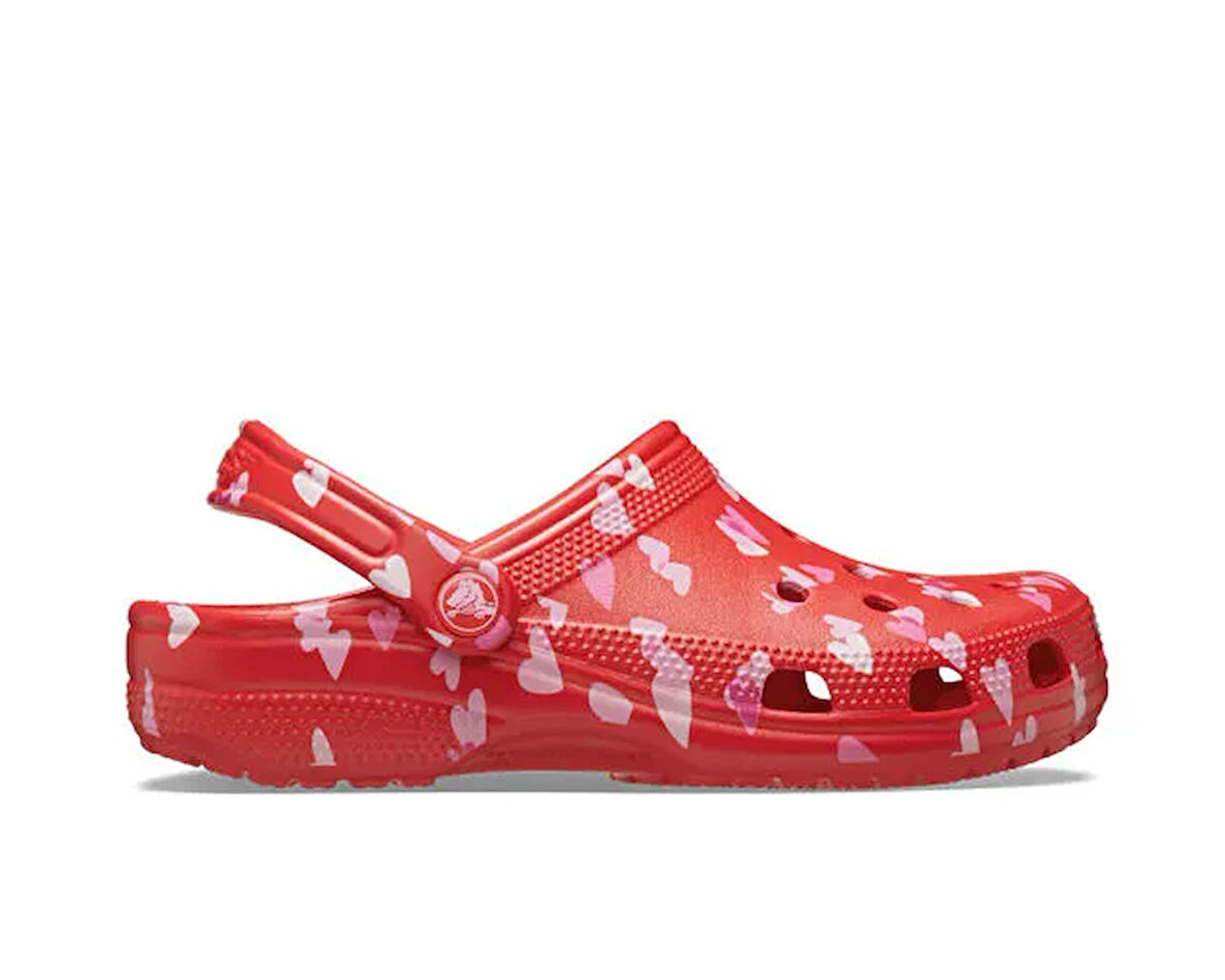 Crocs  Classic Vday Clog Kadın Günlük Terlik 209682-6ZR Kırmızı