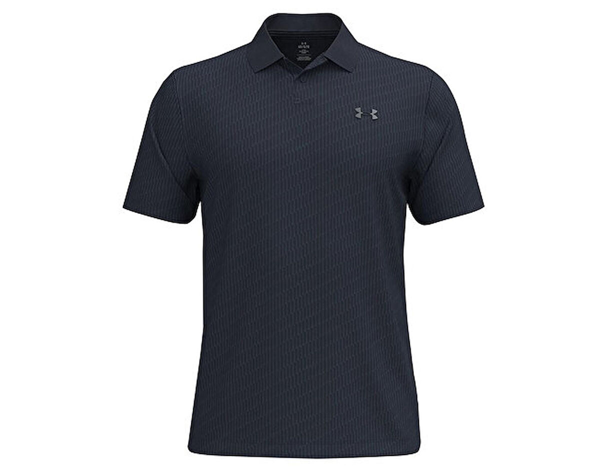 Under Armour Ua Matchplay Printed Polo Erkek Günlük Polo Tişört 1377377-423 Mavi