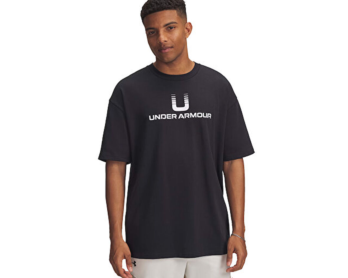 Under Armour Ua Hwt U Logo Ss Erkek Günlük Tişört 6005150-001 Siyah