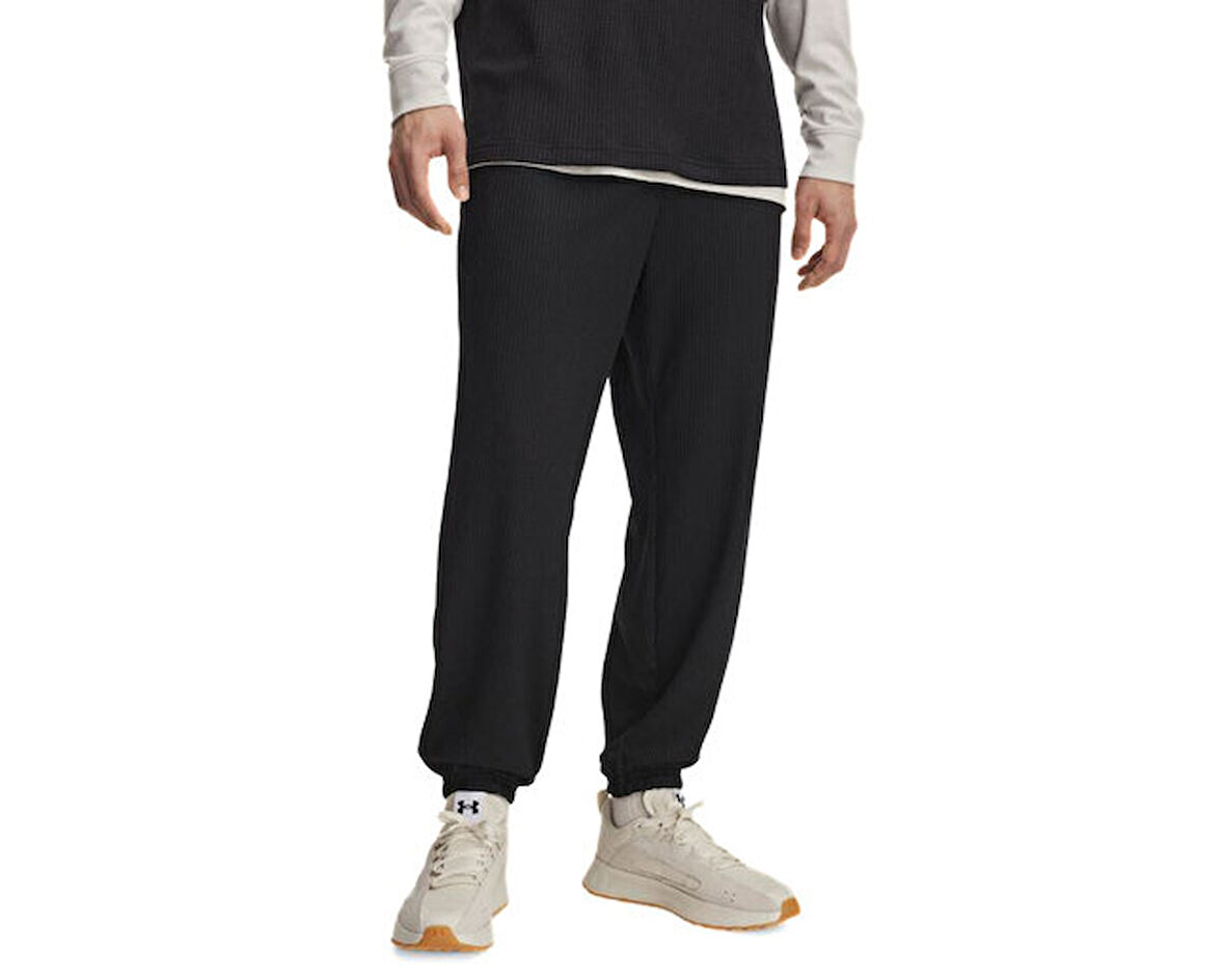 Under Armour Ua Rival Waffle Jogger Erkek Günlük Eşofman Altı 1385932-001 Siyah