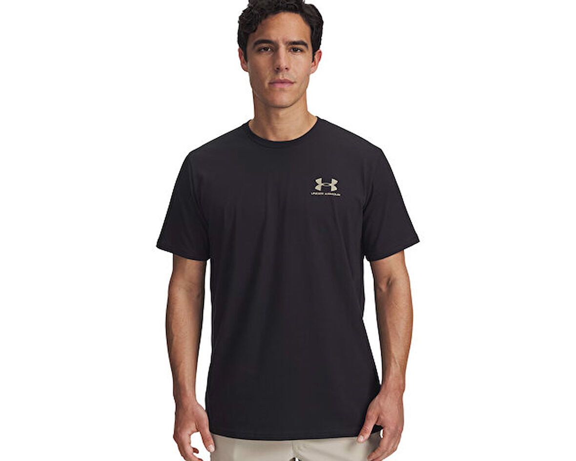 Under Armour Ua M Sportstyle Lc Ss Erkek Günlük Tişört 1326799-003 Siyah