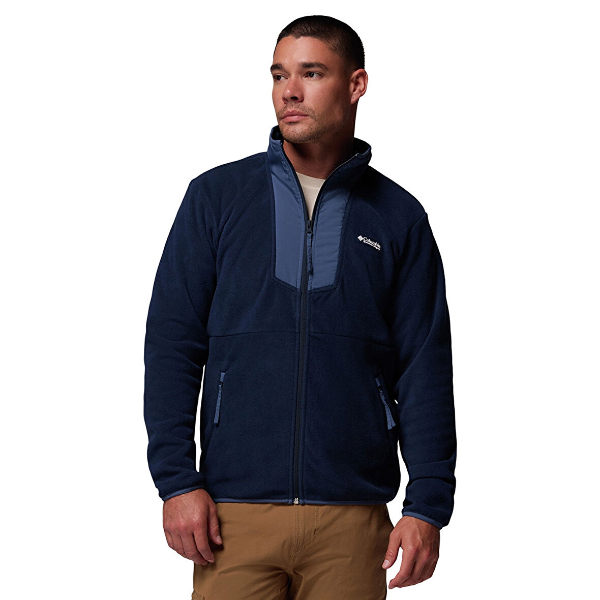 Sequoia Grove Full-Zip Fleece Erkek Lacivert Outdoor Polar AM0596-463