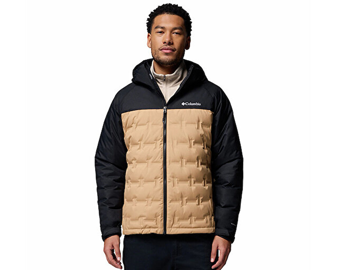 Columbia Grand Trek™ III Down Hooded Jacket Erkek Outdoor Montu (650 Dolgu Kuş Tüyü) 2086111262 Kahverengi
