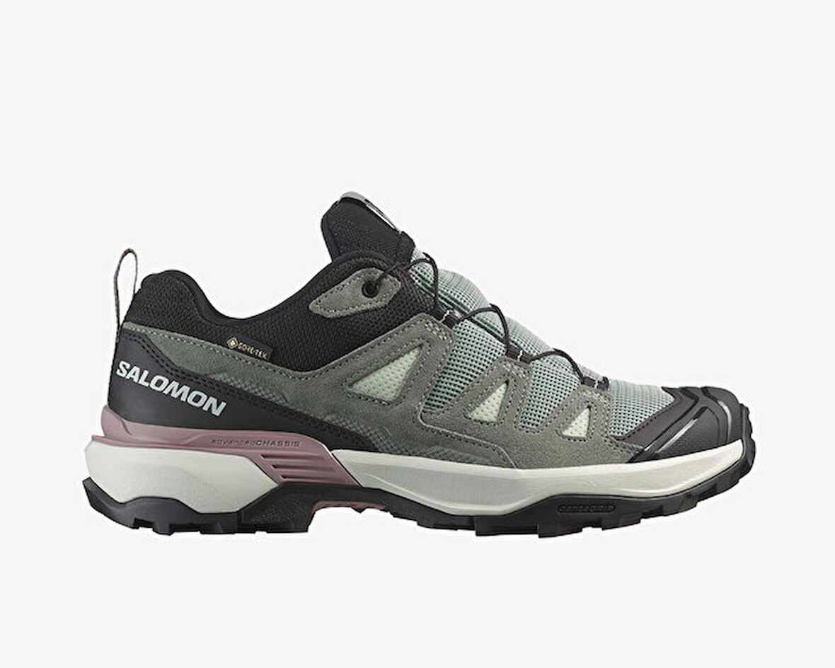 Salomon X Ultra 360 Leather Gore-Tex Kadın Outdoor Ayakkabısı L47863500 Haki