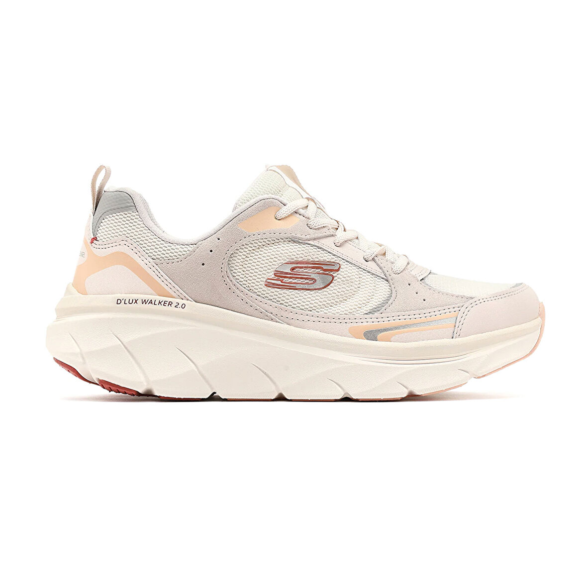 D'Lux Walker 2.0 Kadın Beyaz Sneaker Ayakkabı 150008 NAT