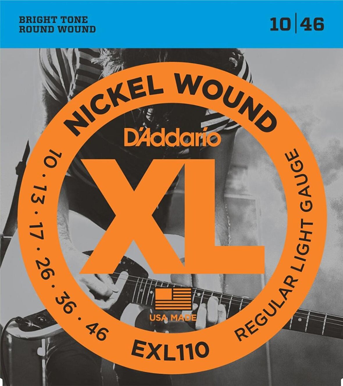 Daddario EXL110 Elektro Tel Set Regular Light 010