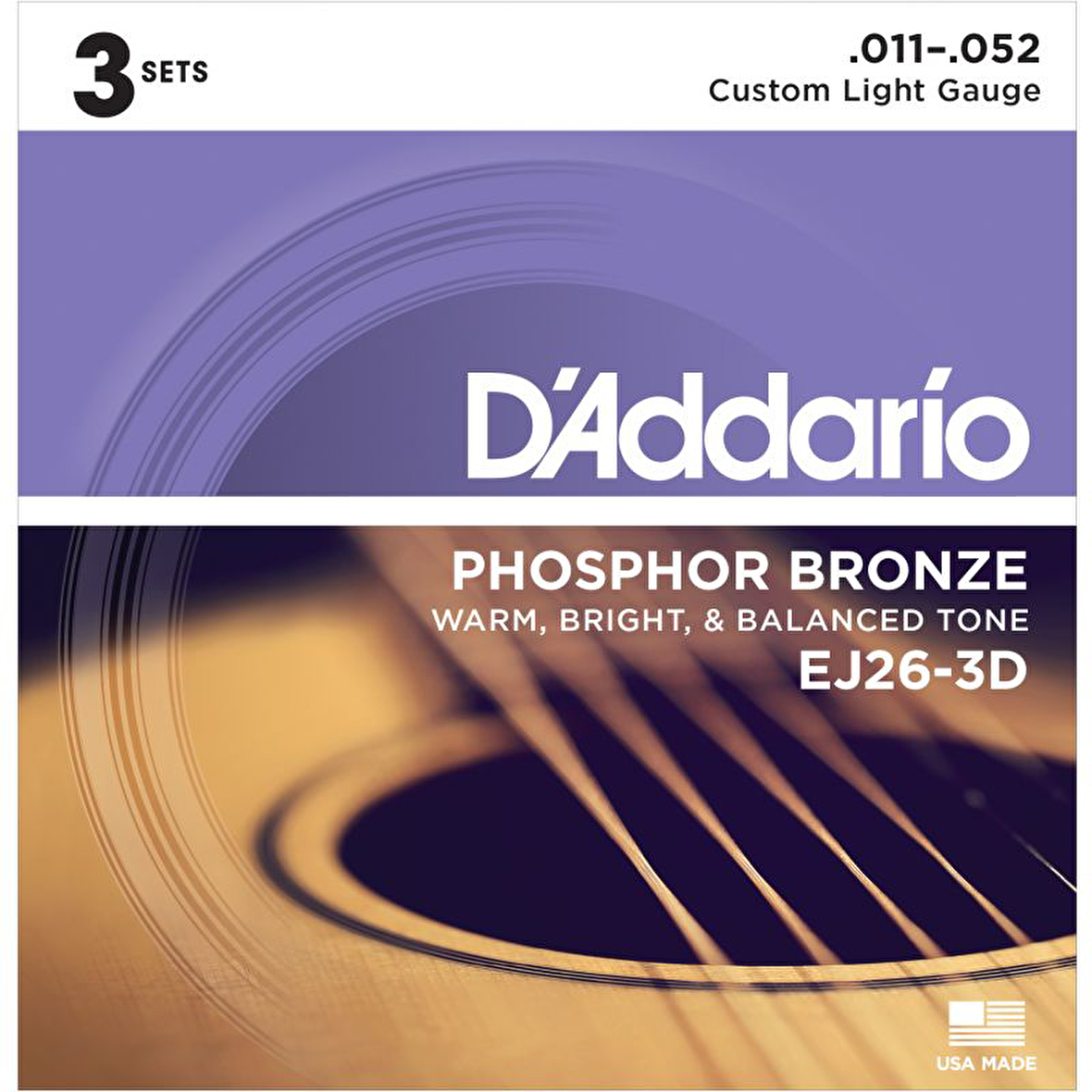 DADDARIO EJ26-3D