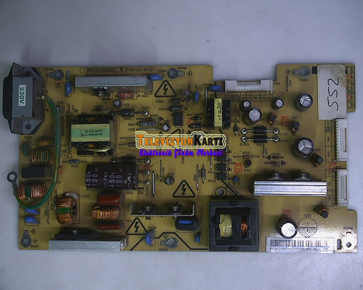 FSP132-4F02 , PK101V06001 , TOSHİBA 26AV500PG POWER BOARD